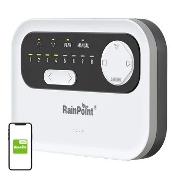 WiFi Sprinkler Controller RainPoint HIC801W 8-Zone
