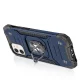 Wozinsky Ring Armor Case for iPhone 14 Plus with Ring Holder and Stand, Blue
