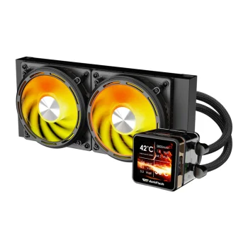 Darkflash Explore DE240 CPU Liquid Cooler, Black