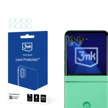 3mk Lens Protection kameros hibridinis stiklas Motorola Razr 60, 0.16 mm