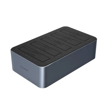 Orico 6656C3-C 5-Bay Docking Station 2.5"/3.5" SATA HDD/SSD with Offline Clone, Gray