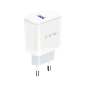 Dudao A20EU USB-A 18W Wall Charger - White