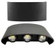 Wall LED Light Up-Down, 65W, IP54, Black