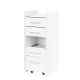 Podiatry Drill Set Saeyang Marathon Cyclone-Vac and Cabinet 969, White