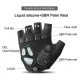 Rockbros S169BGR XL Cycling Gloves with Gel Inserts, Gray