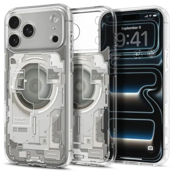 Spigen Ultra Hybrid MagSafe Case for iPhone 18 Pro / 17 Pro, Zero One Titanium