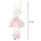 Plush Toy Bunny in a Pink Dress, 42 cm