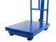 Electronic Platform Scale with Backrest 300kg LCD Blue