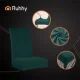 Ruhhy Chair Covers, 6 pcs, Bottle Green