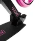Kruzzel Spidoo 00025628 Foldable Kids City Scooter, Black/Pink