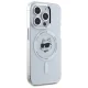 Karl Lagerfeld iPhone 15 Pro Max Case IML Metal Choupette Head MagSafe, White
