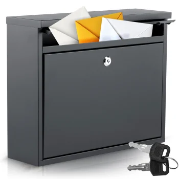 Humberg Mailbox HM-860, 37.5x30x12 cm, Black