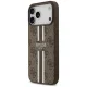 Guess 4G Printed Stripes MagSafe Case for iPhone 17 Pro Max, Brown