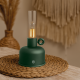 Forever Light Vintage LED Lantern FLR-04, Bottle Green