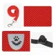 Reflective No-Pull Harness with Leash Set Size S, Red