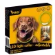 Purlov LED Pet Collar, Adjustable, Yellow