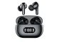 Wireless Bluetooth In-Ear Earphones with LED Charging Case and Mic, Black