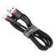 Baseus Cafule USB to Lightning Cable 0.5m, 2.4A, Black-Red