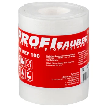 Profi Sauber POWER 100 Lint-Free Cleaning Cloths Roll, 100 pcs