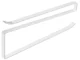 Slide-On Paper Towel Holder, Metal, White