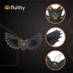 Ruhhy 00026126 Hanging Bat, Halloween Decoration, 60 cm, Black
