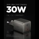Spigen Essential EE301EU 30W 1-Port Wall Charger, Dark Grey