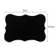 Malatec Self-Adhesive Labels, PVC, Black, 24 pcs