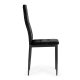 Velvet Dining Chairs Set of 4 ModernHome for Kitchen and Living Room, Black