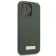 Guess Silicone Logo Plate MagSafe Case for iPhone 13 / 13 Pro - Green