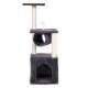 Petsi Cat Tree Condo with Scratching Posts, 94 cm Multi-Level Activity Tower, gray