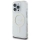 Guess iPhone 16 Pro Max Case IML Glitter Circle MagSafe, Transparent