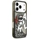 Karl Lagerfeld Liquid Glitter Choupette Logo MagSafe Phone Case Cover iPhone 17 Pro Max - Black