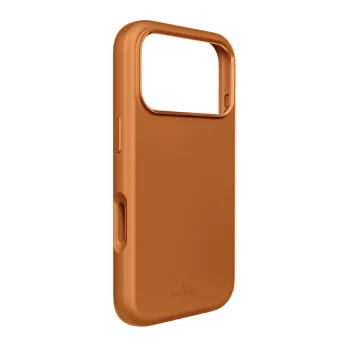 Puro Icon Mag Pro Silicone Case for iPhone 17 Pro Max, MagSafe, Orange
