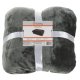 Ruhhy 00022695 Soft and Thick Blanket 160x200 cm, Grey