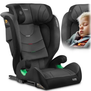 Nukido Louis Soft Child Car Seat 15-36 kg Isofix, Black/Grey