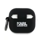 Karl Lagerfeld Silicone Karl&Chaupette Head 3D Case for AirPods 4 Black