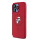 Apple iPhone 15 Pro Max 6.7\'\' Karl Lagerfeld Karl&Choupette Glitter MagSafe Cover Case, Red | Telefona Vāciņš...