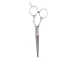 Straight hairdressing scissors, sharp stainless steel, ergonomic