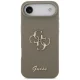 Guess Silicone Big 4G Script Case for iPhone Air - Brown