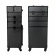 Large Professional Makeup Train Case, black