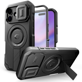 Tech-Protect Kevlar MagSafe Phone Case Cover iPhone 17 - black