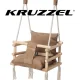 KRUZZEL Toddler Indoor Velvet Swing Seat H26685, Beige