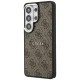 Guess 4G Embossed Ring MagSafe Case for Samsung Galaxy S26 Ultra, Brown