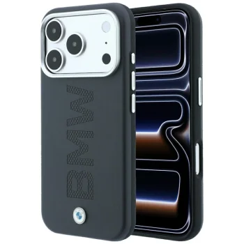 BMW Sign Centered Deboss MagSafe Case for iPhone 18 Pro Max / 17 Pro Max, Gray