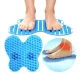 Futzuki Reflexology Foot Massage Mat Acupressure Acupuncture, Mix Color