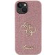 Apple iPhone 15 Plus 6.7\'\' Guess Glitter Script Big 4G Case Cover (GUHCP15MHG4SGP), Pink