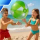Inflatable Beach Ball 53 cm, Transparent Green