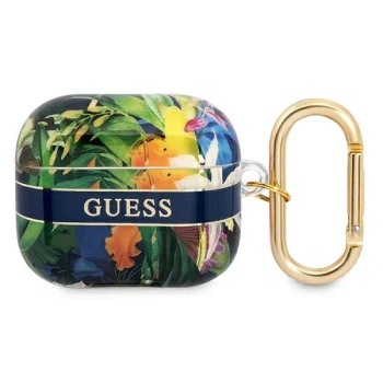 Guess Case for AirPods 3 Flower GUA3HHFLB Blue