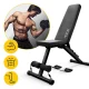 4Fizjo 1504 Adjustable Workout Bench, Black