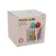 Kruzzel 00020377 Sensory Cube for Kids, Multicolor